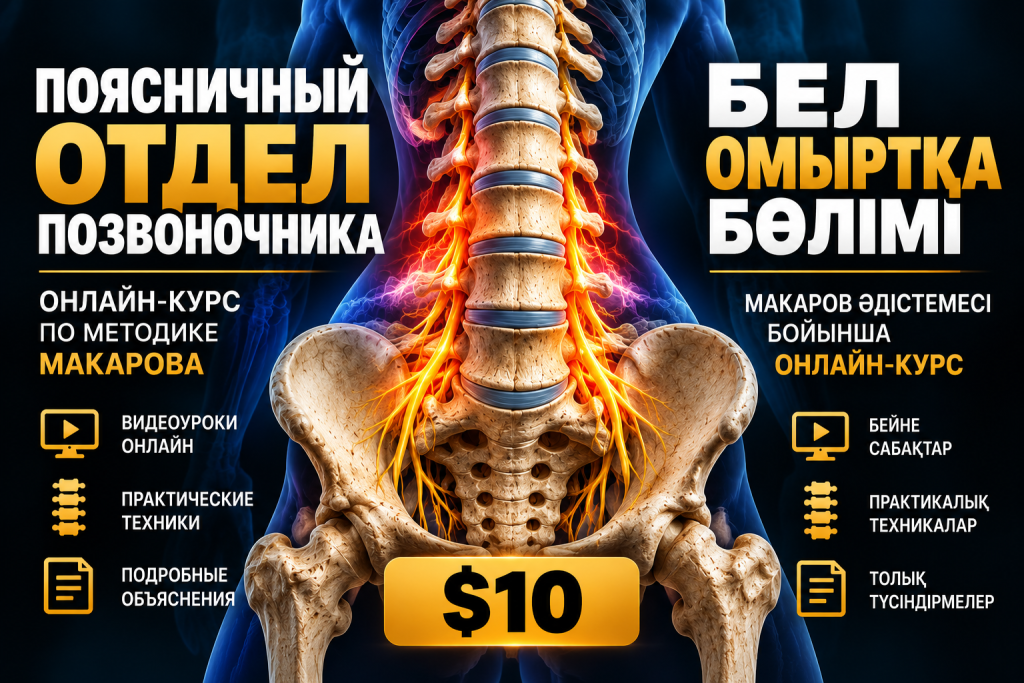 Поясничный отдел позвоночника / Бел омыртқа бөлімі