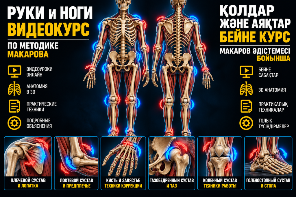 Верхние и нижние конечности / Жоғарғы және төменгі аяқ-қолдар